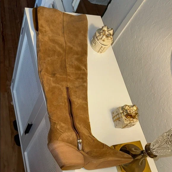 Vince Camuto Tan Over the Knee Boots - Picture 4 of 5